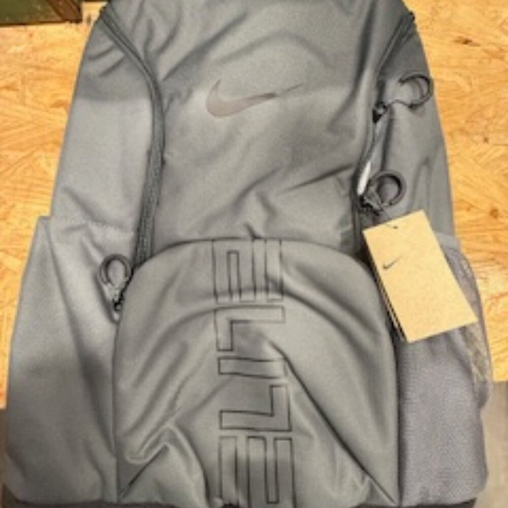 Nike Elite Gray Athletic Backpack